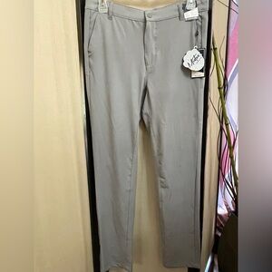 Men's Gray Lightweight Technical Pants by Mister New York in size 34.  NWT.